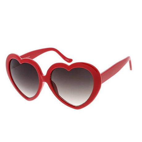 Women's Plastic Large Lolita Heart Frame Assorted