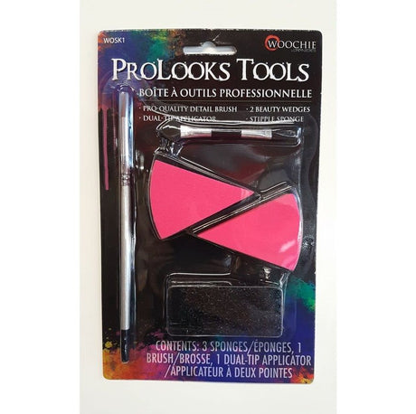 Woochie Prolooks Tool Kit - brush, sponges