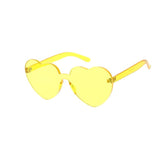 Plastic Heart Color glasses- Assorted