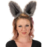 Deluxe Oversized Wolf Ears - Grey