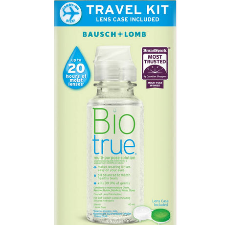 Biotrue contact lenses Solution kit with case 60ml - Bausch Lomb