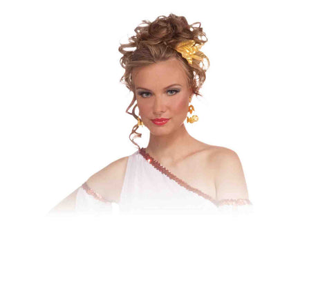 Roman Leaf HEADBAND wreath Gold