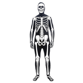 Skeleton Disappearing Man Bone Suit Jumpsuit - Standard