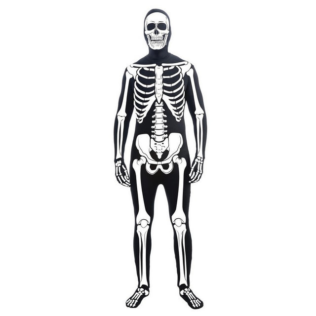 Skeleton Disappearing Man Bone Suit Jumpsuit - Standard