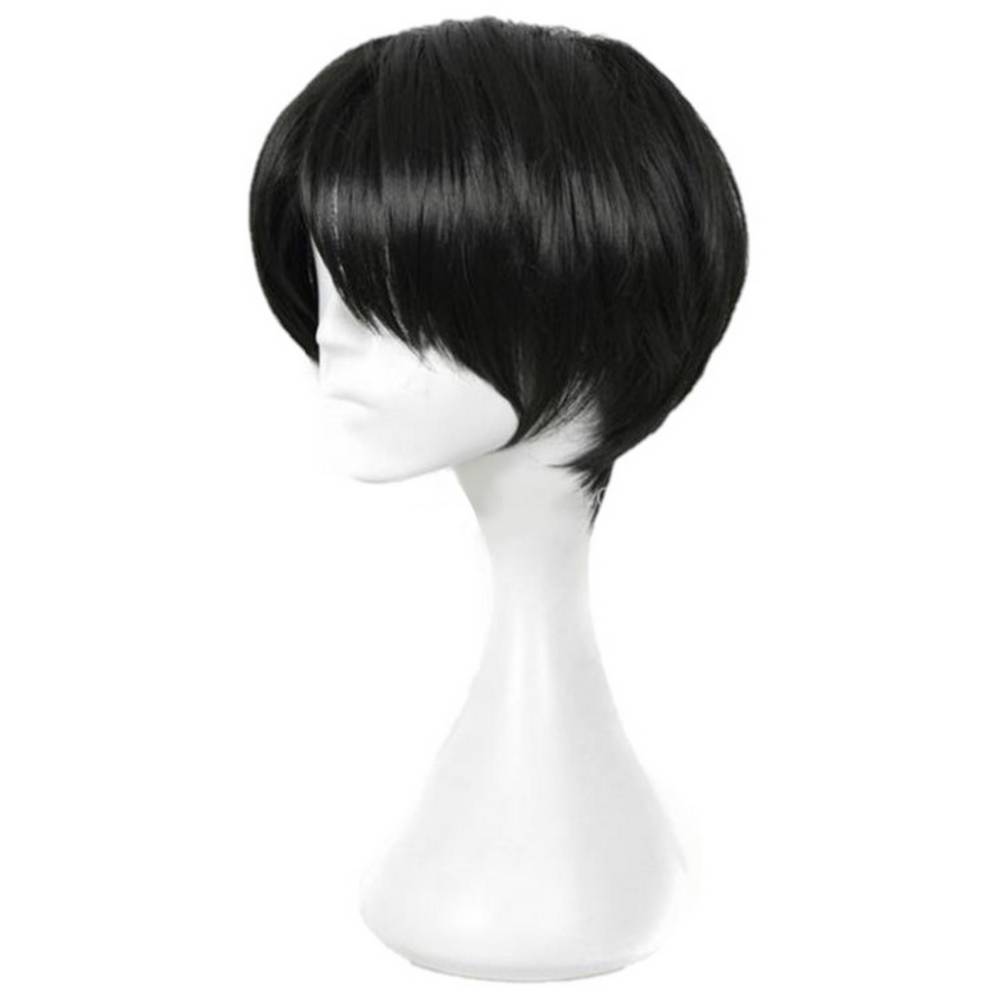 Anime short black wig