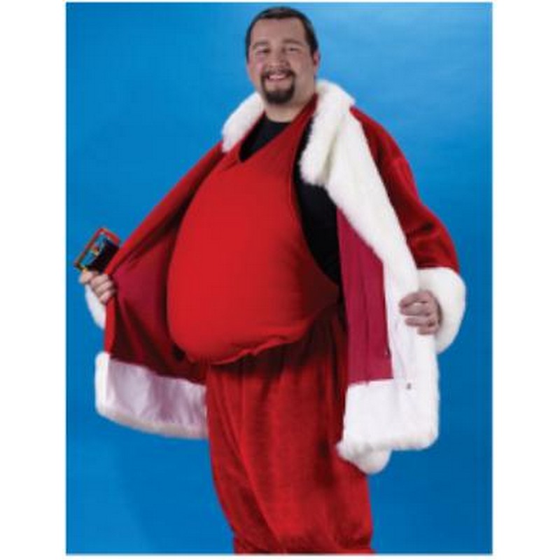 PADDED SANTA BELLY, SANTA Stuffer