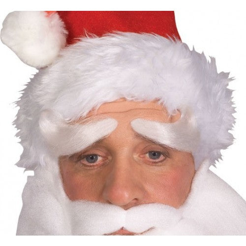 Deluxe Santa Eyebrows - white