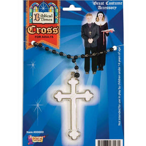 White Cross Necklace