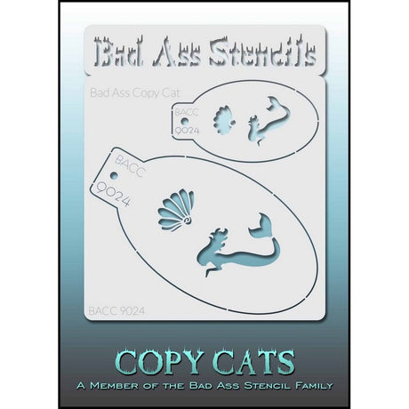 Mermaid Stencils - BACC 9024 Bad Ass Copy Cats Stencils