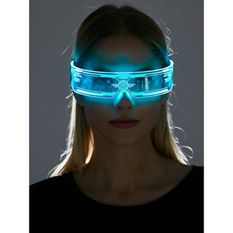 Cyberpunk futuristic 35 LED Glasses