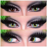 Strange Cosplay Contact LENSES - Turquoise/Yellow