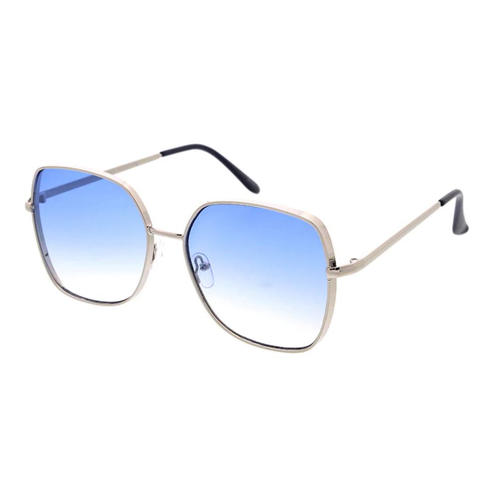 Unisex Metal Glasses Large Square Thick Frame - Assorted