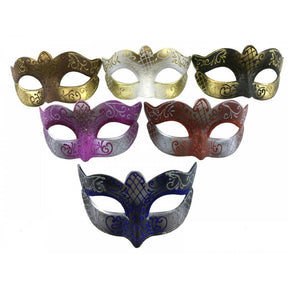 Venetian mask with glitters 70 - Assorted