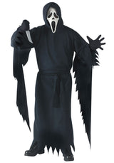 Ghost Face SCREAM Costume with Mask - adult - One Size - Black
