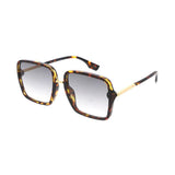 Combo Large Square SunGlasses Frame with Metal Temple - Assorted