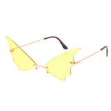 Unisex Metal Small Batwing Lens