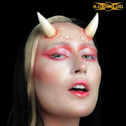 Large devil Horns Black Label Latex