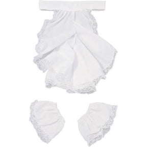 Colonial JABOT & CUFFS Set - White
