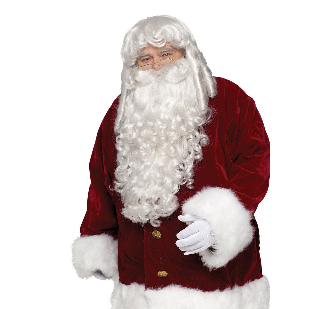 Super Deluxe Santa Claus Wig & Beard set