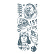 Prison Thug 18 And Life Temporary Tattoos