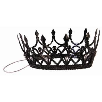 Dark Royalty Black Queen Crown