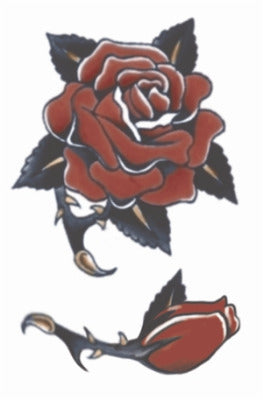 ROSE Temp Tattoo Vintage 1940 VT115