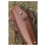 Woodsman Knife and Holder, Brown