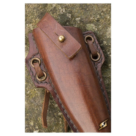 Woodsman Knife and Holder, Brown