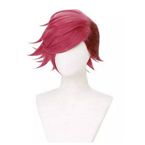 Short pink Legends cosplay wig
