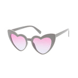 Large Heart Frame Glasses with Two Tone Lens glasses Assorted