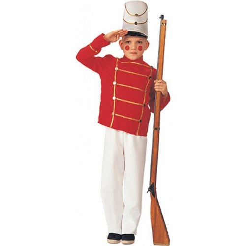 Wooden Soldier, child- M M White/Red