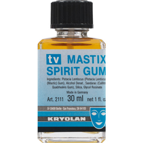 Kryolan TV Mastix Spirit Gum - 30 ml/ 1 fl oz
