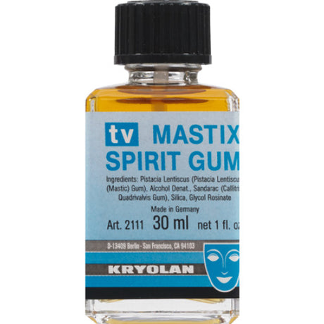 Kryolan TV Mastix Spirit Gum - 30 ml/ 1 fl oz
