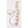 Hippie Daisy Flower Headband - White