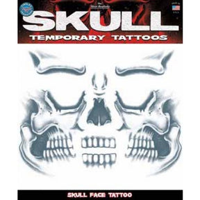 Temp. TATTOO SKULL Face