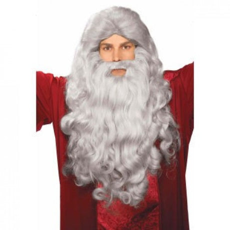 MOSES WIG & BEARD Grey
