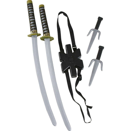 Ninja Double Swords Set with Sais