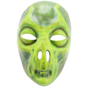Full Face Alien Mask - Light Green