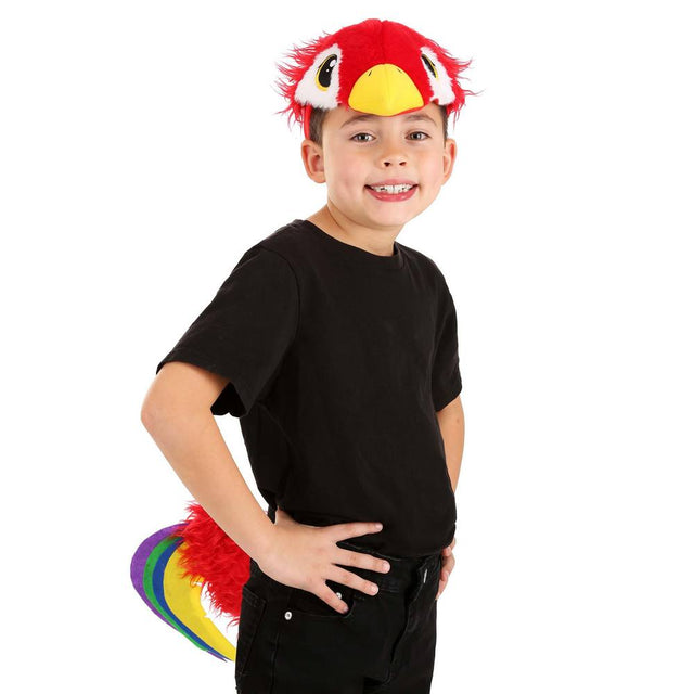 Parrot Costume Kit headband and tail