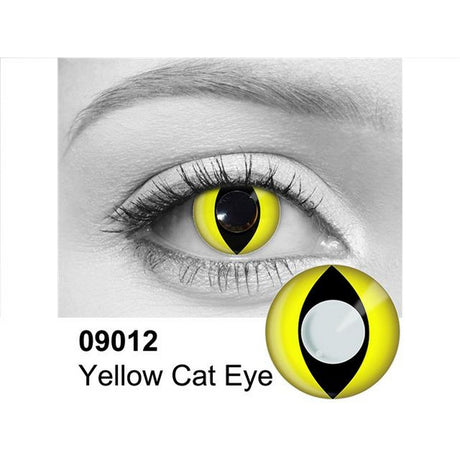 Yellow Cat Contact Lenses - 09012