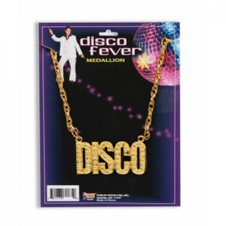 Disco Medallion NECKLACE - Gold