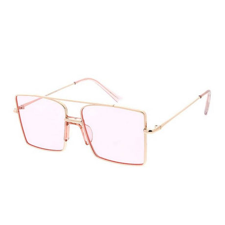 Unisex Metal LargeUnisex Metal Large Vintage Inspired Square Aviator Frame Assorted