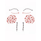 Puppet face jewels sticker