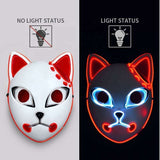 LED cosplay Demon Red mask