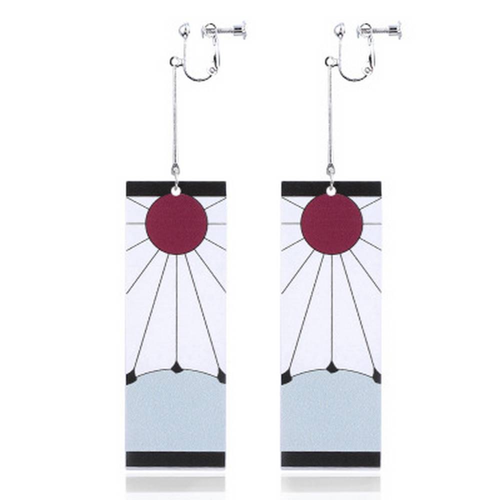 Demon killer earrings Cosplay