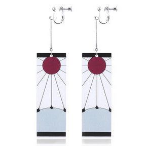 Demon killer earrings Cosplay