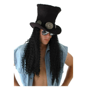 Guitar Superstar Hat with Hair
