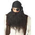 Pirate Beard & Moustache Black