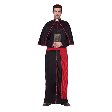 CARDINAL Adult COSTUME - One Size - Black/Red