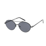 Unisex Metal Medium Oval Frame Glasses